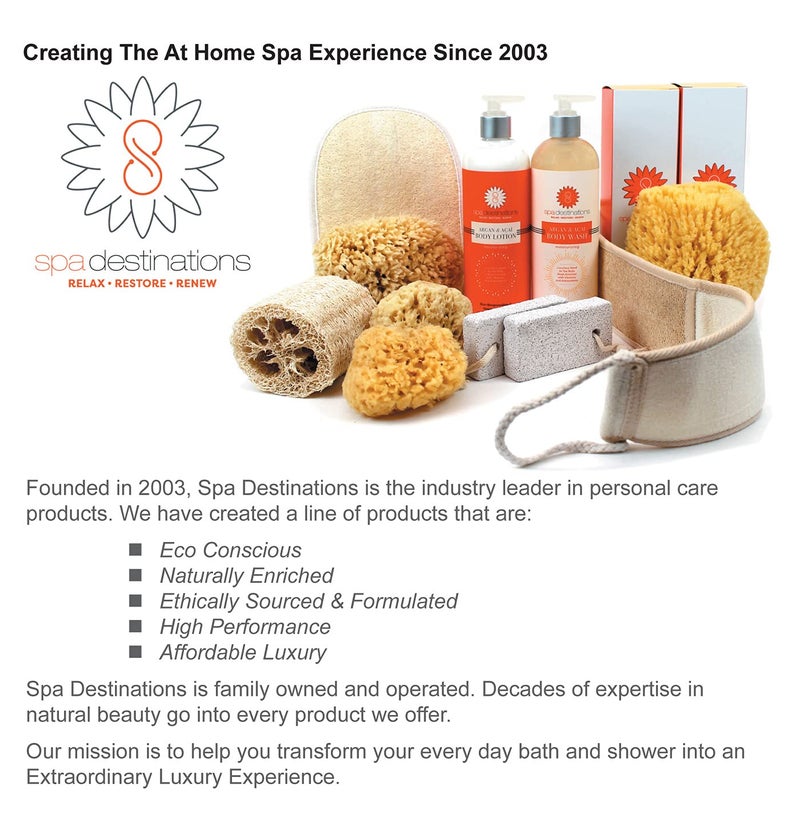 spa destinations Facial Sea Wool Sponge 2-3" (3) Pack by Spa Destinations - Image 5