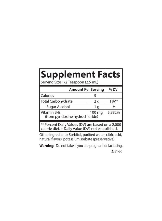 Carlson Labs Vitamin B-6 Liquid, 4 oz - Image 4