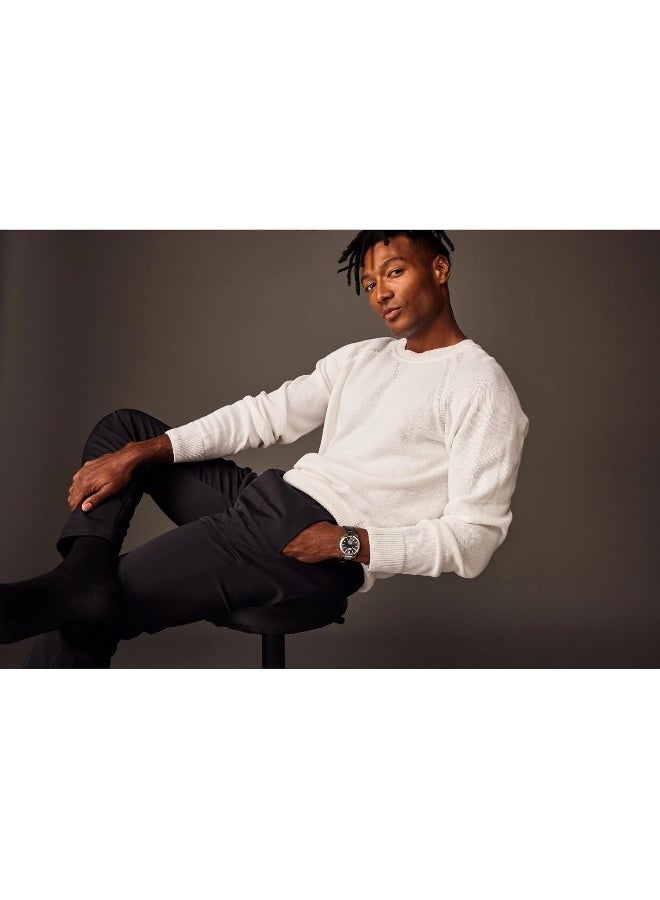 ساعة رجالية جلد العجل تسويوسا ثانية صغيرة - - مم