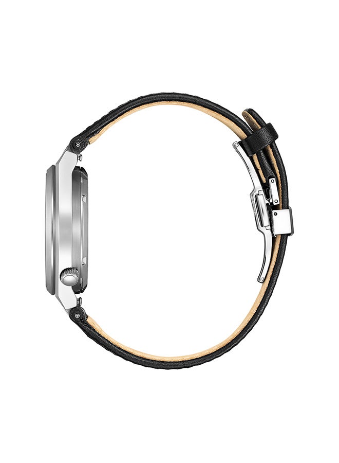 ساعة رجالية جلد العجل تسويوسا ثانية صغيرة - - مم