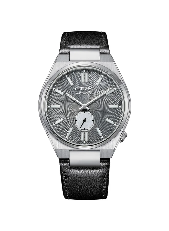 CITIZEN Men's Calf Leather Tsuyosa Small Second Hand Watch NK5010-01H - 40 mm
