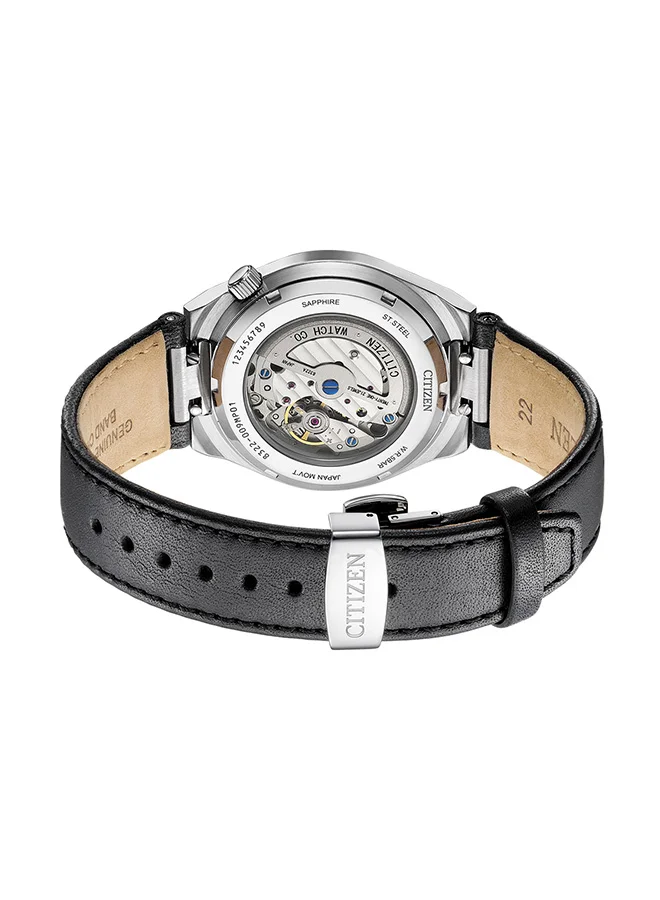 CITIZEN Men's Calf Leather Tsuyosa Small Second Hand Watch NK5010-01H - 40 mm