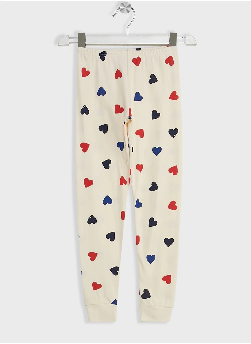 بيتي باتو Youth Heart Print Pyjama Set