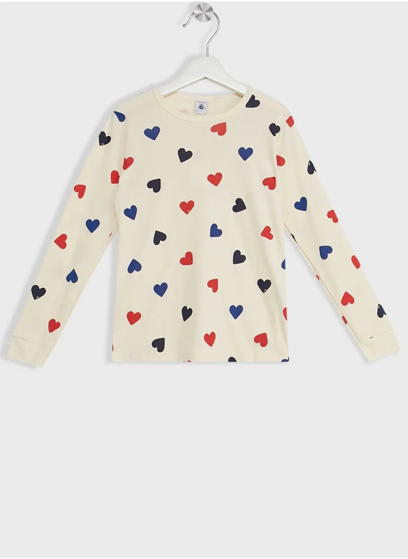 بيتي باتو Youth Heart Print Pyjama Set