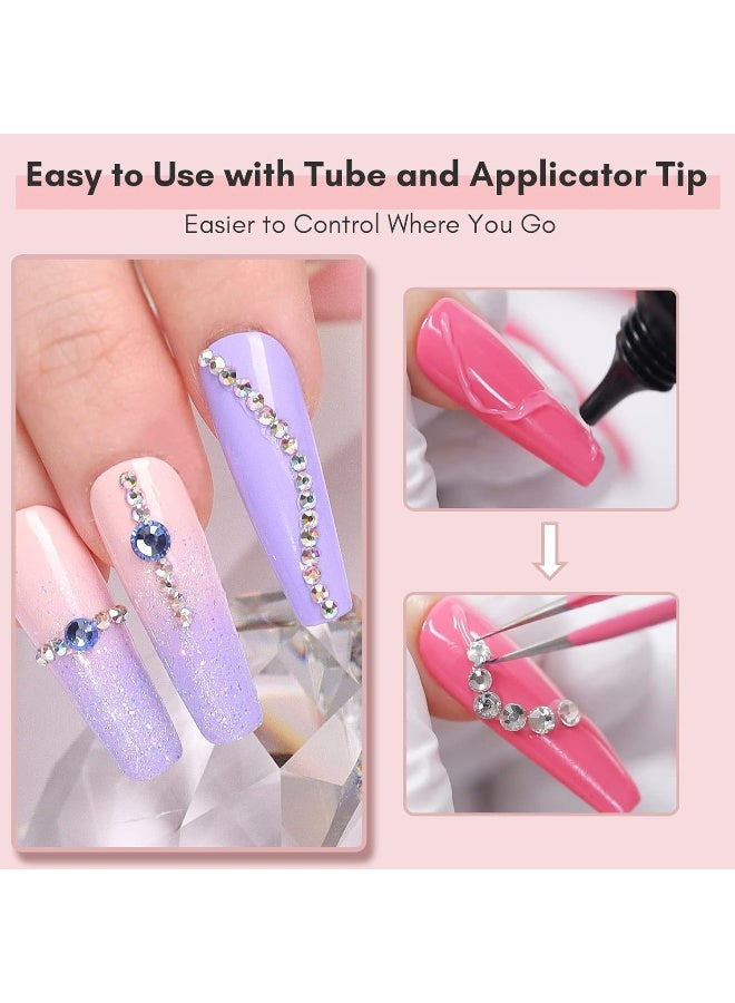 MAKARTT Makartt Nail Art Rhinestone Glue Gel 30g Super Adhesive Nail Gel for Gems, Nail Art Gel Glue for Rhinestones Crystal Stones Jewels P-96 - Image 4