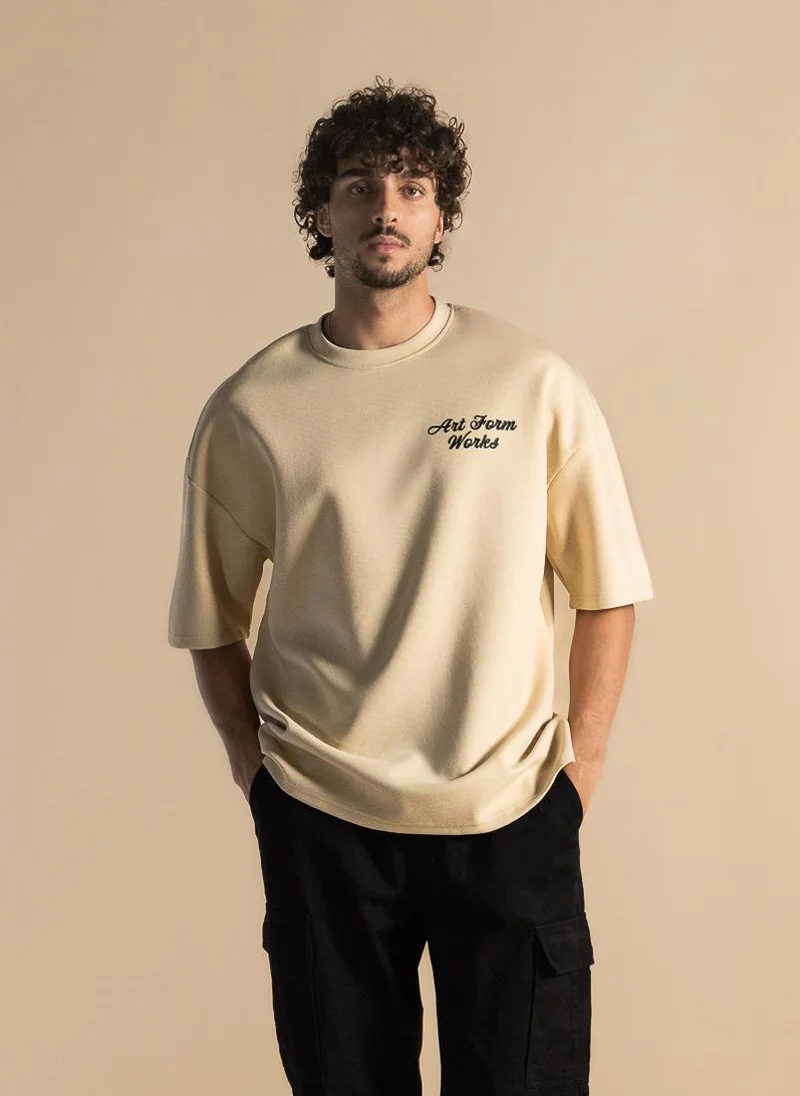 SHAPES DuraSoft SLOGAN PRINTED T-SHIRT