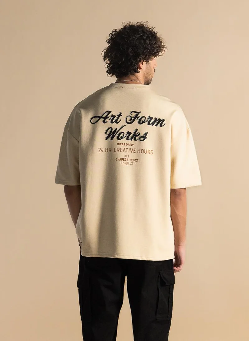 SHAPES DuraSoft SLOGAN PRINTED T-SHIRT