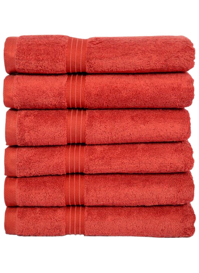 Bliss Casa Bliss Casa - Large Hand Towels (6 Pack, 50 x 100 cm) - 100% Combed Cotton - Premium Quality, Ultra Soft and Highly Absorbent, Hotel & Spa Quality Hand Towels  - Image 2