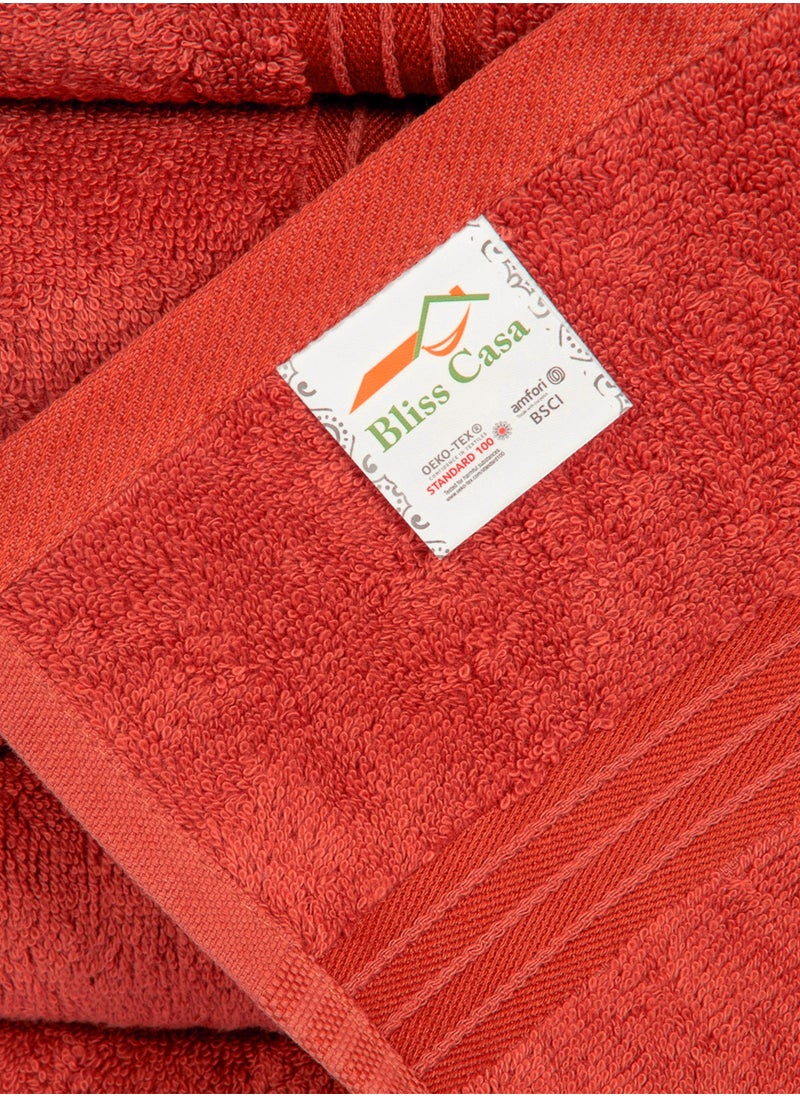 Bliss Casa Bliss Casa - Large Hand Towels (6 Pack, 50 x 100 cm) - 100% Combed Cotton - Premium Quality, Ultra Soft and Highly Absorbent, Hotel & Spa Quality Hand Towels  - Image 4