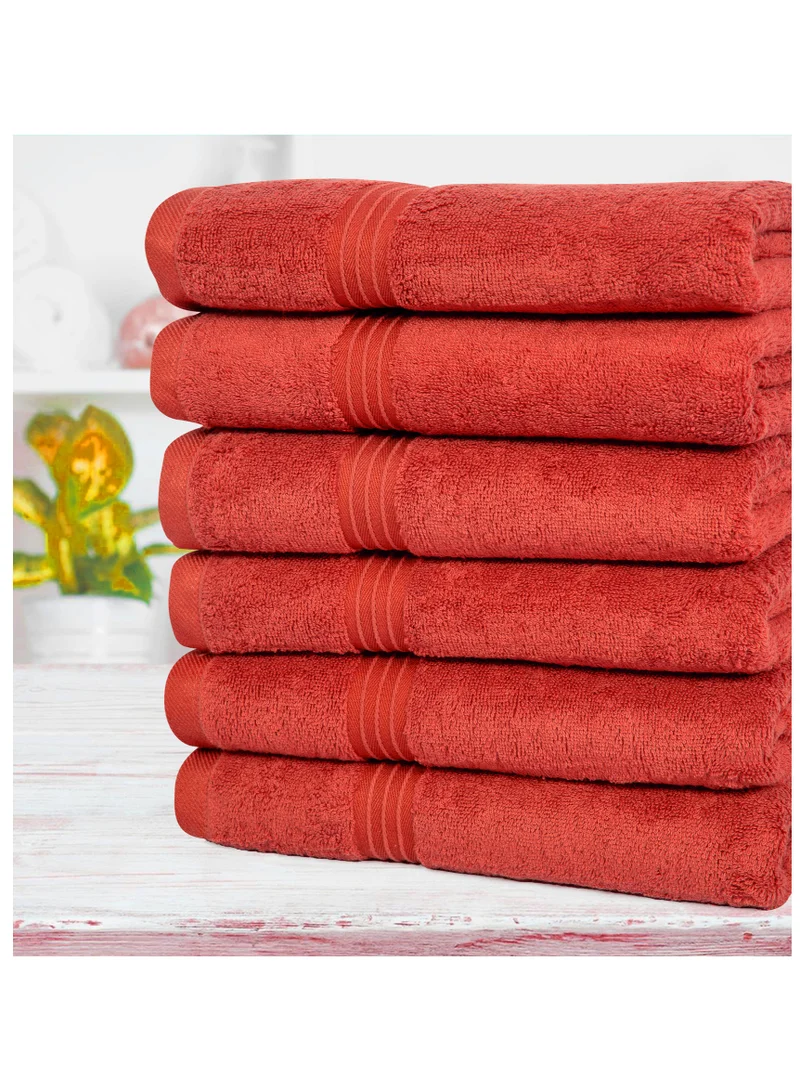 Bliss Casa Bliss Casa - Large Hand Towels (6 Pack, 50 x 100 cm) - 100% Combed Cotton - Premium Quality, Ultra Soft and Highly Absorbent, Hotel & Spa Quality Hand Towels