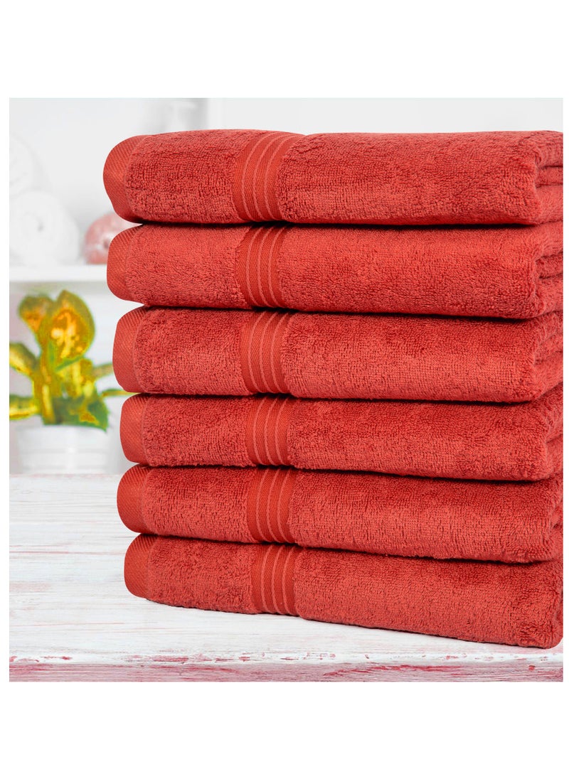 Bliss Casa Bliss Casa - Large Hand Towels (6 Pack, 50 x 100 cm) - 100% Combed Cotton - Premium Quality, Ultra Soft and Highly Absorbent, Hotel & Spa Quality Hand Towels  - Image 3