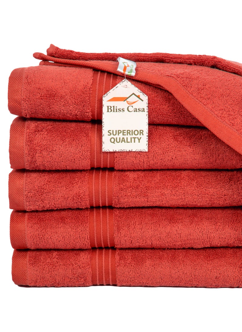 Bliss Casa Bliss Casa - Large Hand Towels (6 Pack, 50 x 100 cm) - 100% Combed Cotton - Premium Quality, Ultra Soft and Highly Absorbent, Hotel & Spa Quality Hand Towels  - Image 5