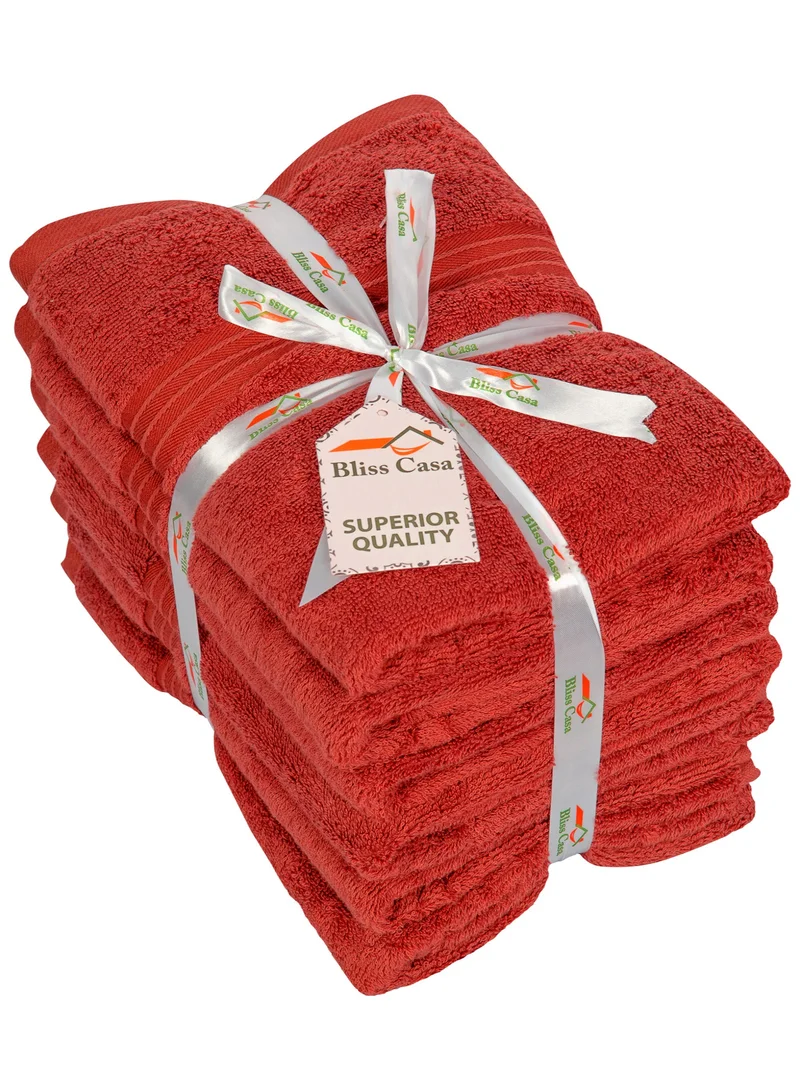 Bliss Casa Bliss Casa - Large Hand Towels (6 Pack, 50 x 100 cm) - 100% Combed Cotton - Premium Quality, Ultra Soft and Highly Absorbent, Hotel & Spa Quality Hand Towels