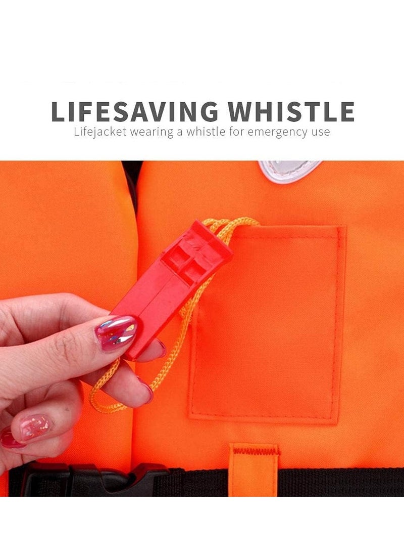 REBENUO Life Jacket Safety Vests Water Suit Kayak Boating Swimming Surfing Drifting Gear Size {XXL} .90 to 120 Kg (red) - Image 5