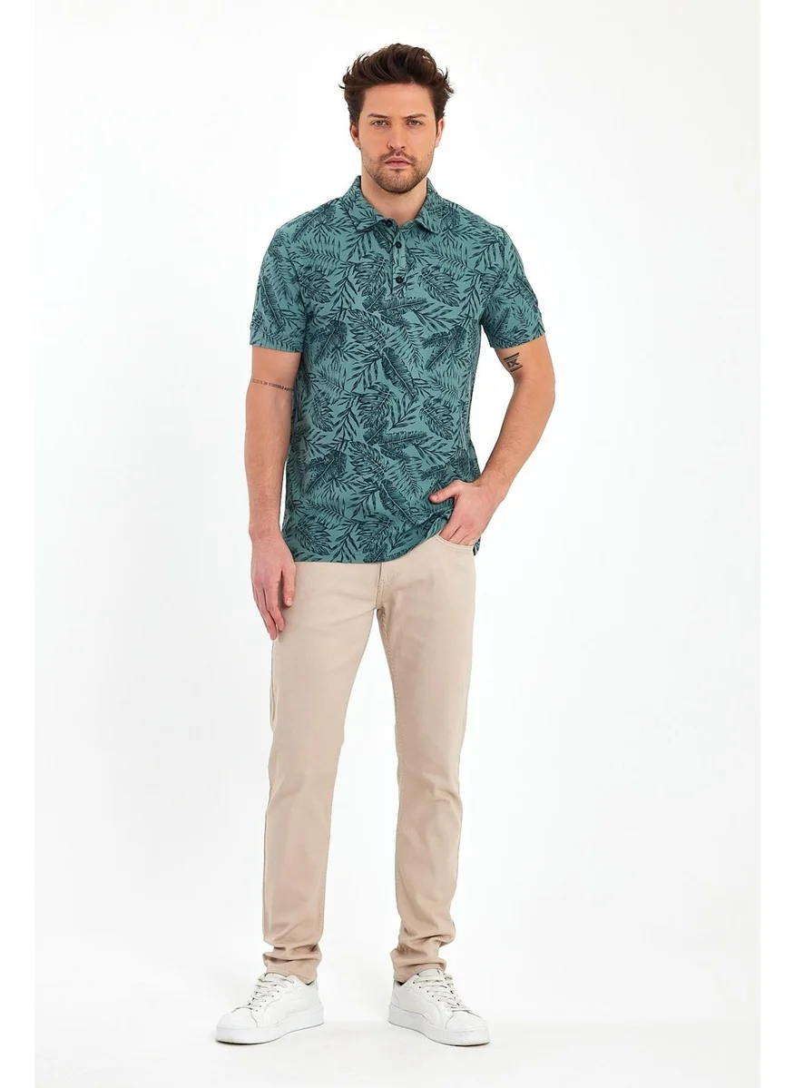 بي ار زد كولكشن Men's Polo Neck T-Shirt