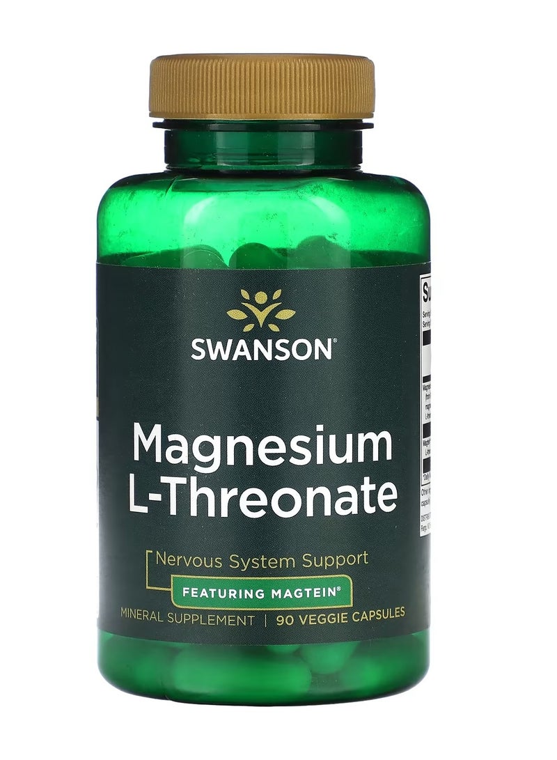SWANSON ماغتين مغنيسيوم L-ثريونيت 90 كبسولة نباتية - Image 2
