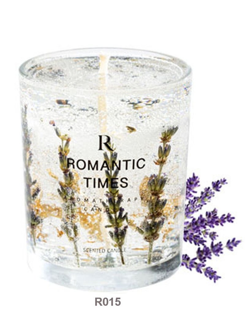 ROMANTIC TIMES - Real Flower Jelly Scented Candle - Image 1