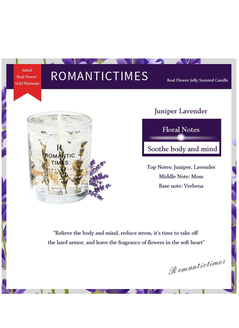 ROMANTIC TIMES - Real Flower Jelly Scented Candle - Image 1