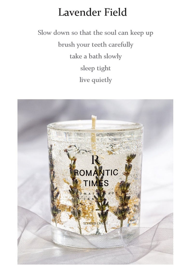 ROMANTIC TIMES - Real Flower Jelly Scented Candle - Image 1