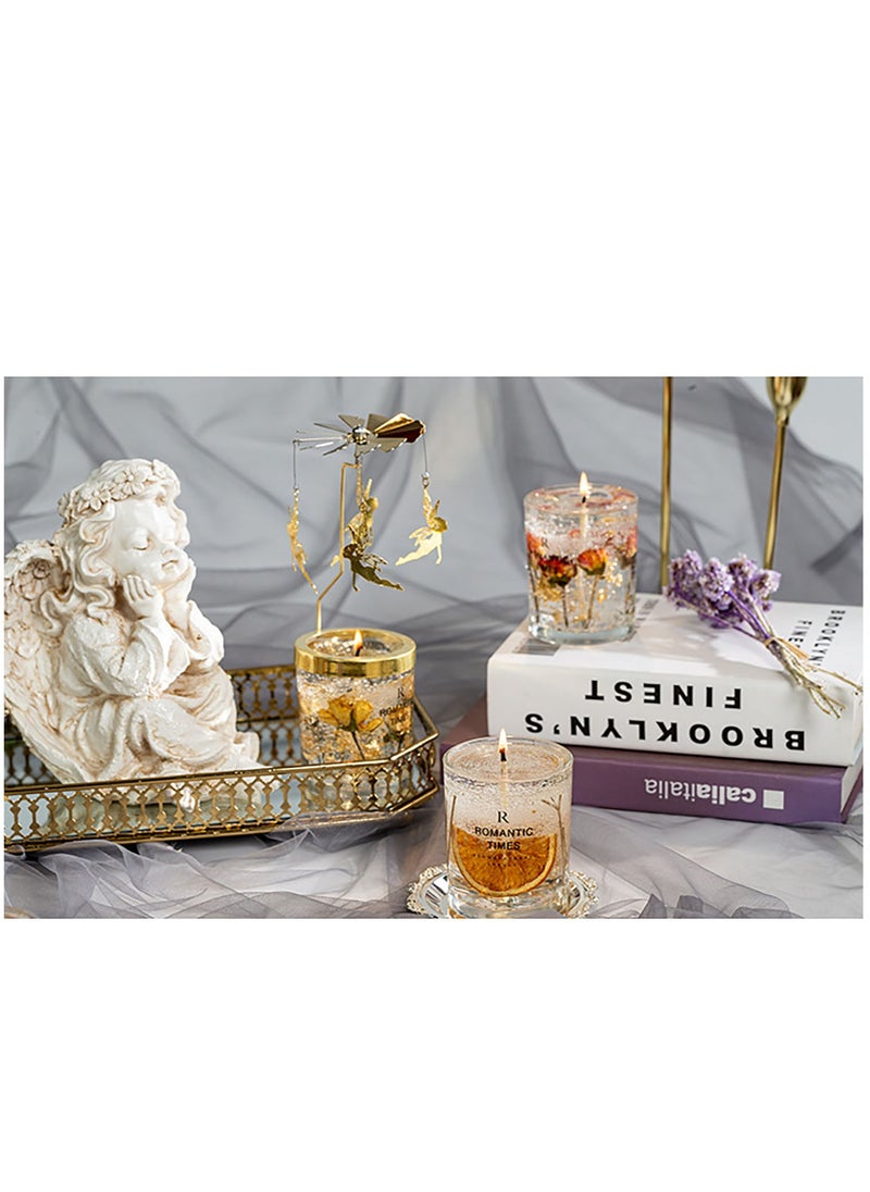 ROMANTIC TIMES - Real Flower Jelly Scented Candle - Image 1