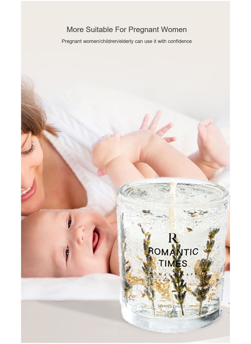 ROMANTIC TIMES - Real Flower Jelly Scented Candle - Image 1