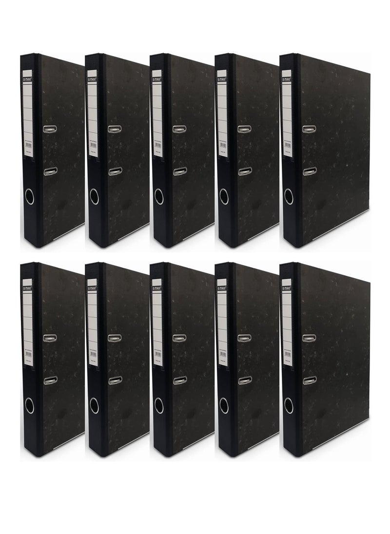 Maxi 10-Piece Narrow Box File Black 2 Inch Width  - Image 1