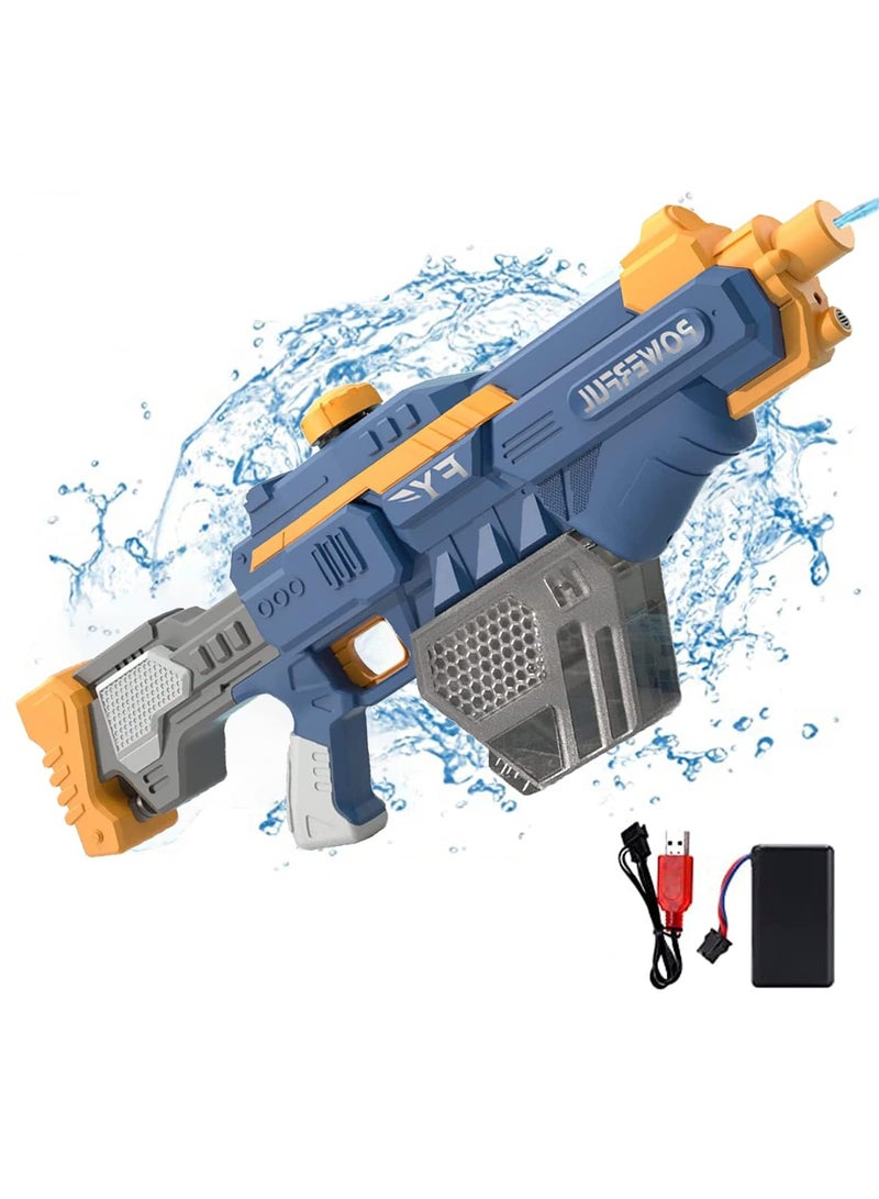 Electric Water Gun Auto Suction Water Guns for Adults&Kids Squirt Guns 39 Ft Range Battery Powered Squirt Gun Automatic Water Blaster Pool Beach Outdoor Party Toys for Kids（680ml） - Image 1