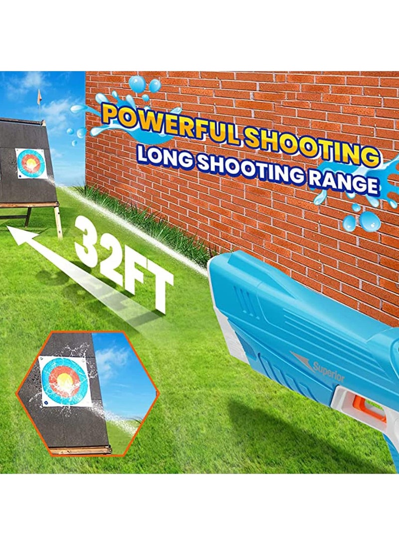Electric Water Gun Auto Suction Water Guns for Adults&Kids Squirt Guns 39 Ft Range Battery Powered Squirt Gun Automatic Water Blaster Pool Beach Outdoor Party Toys for Kids（680ml） - Image 3