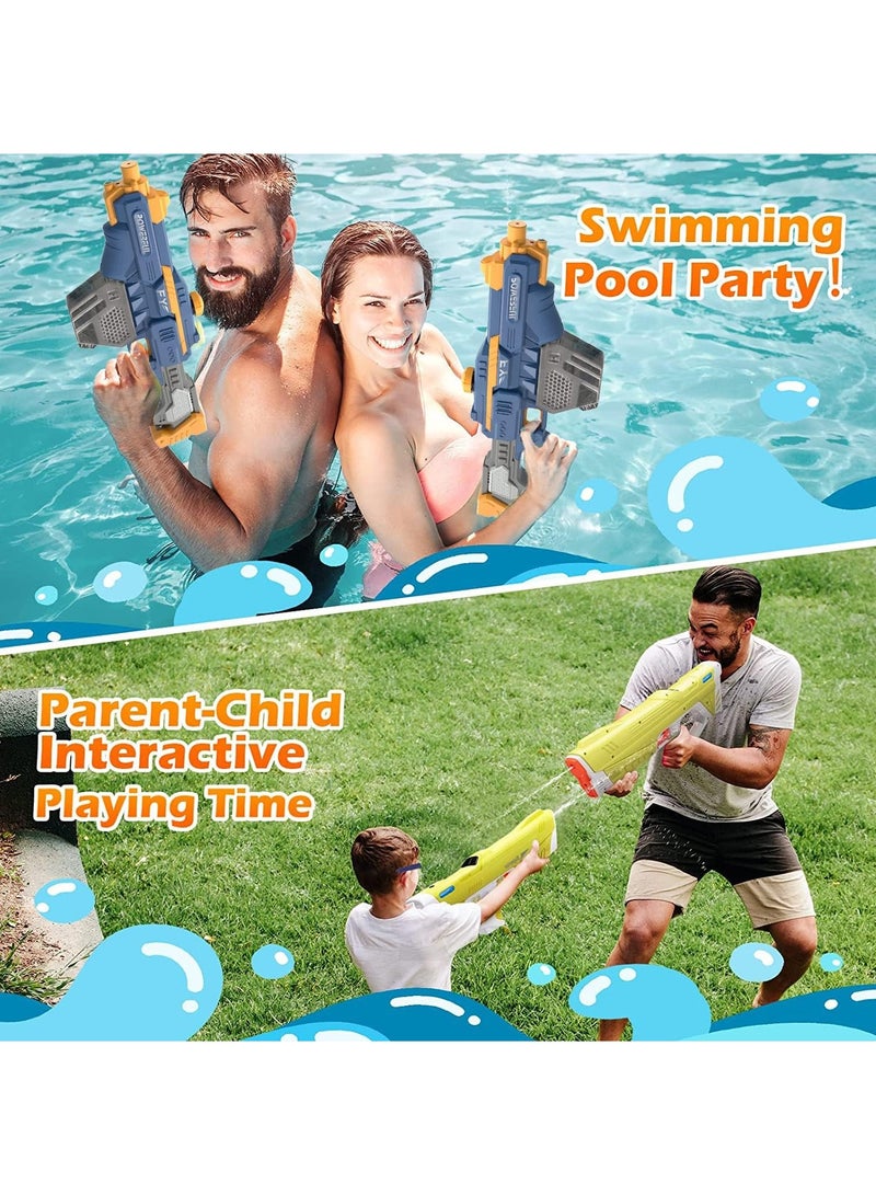 Electric Water Gun Auto Suction Water Guns for Adults&Kids Squirt Guns 39 Ft Range Battery Powered Squirt Gun Automatic Water Blaster Pool Beach Outdoor Party Toys for Kids（680ml） - Image 4