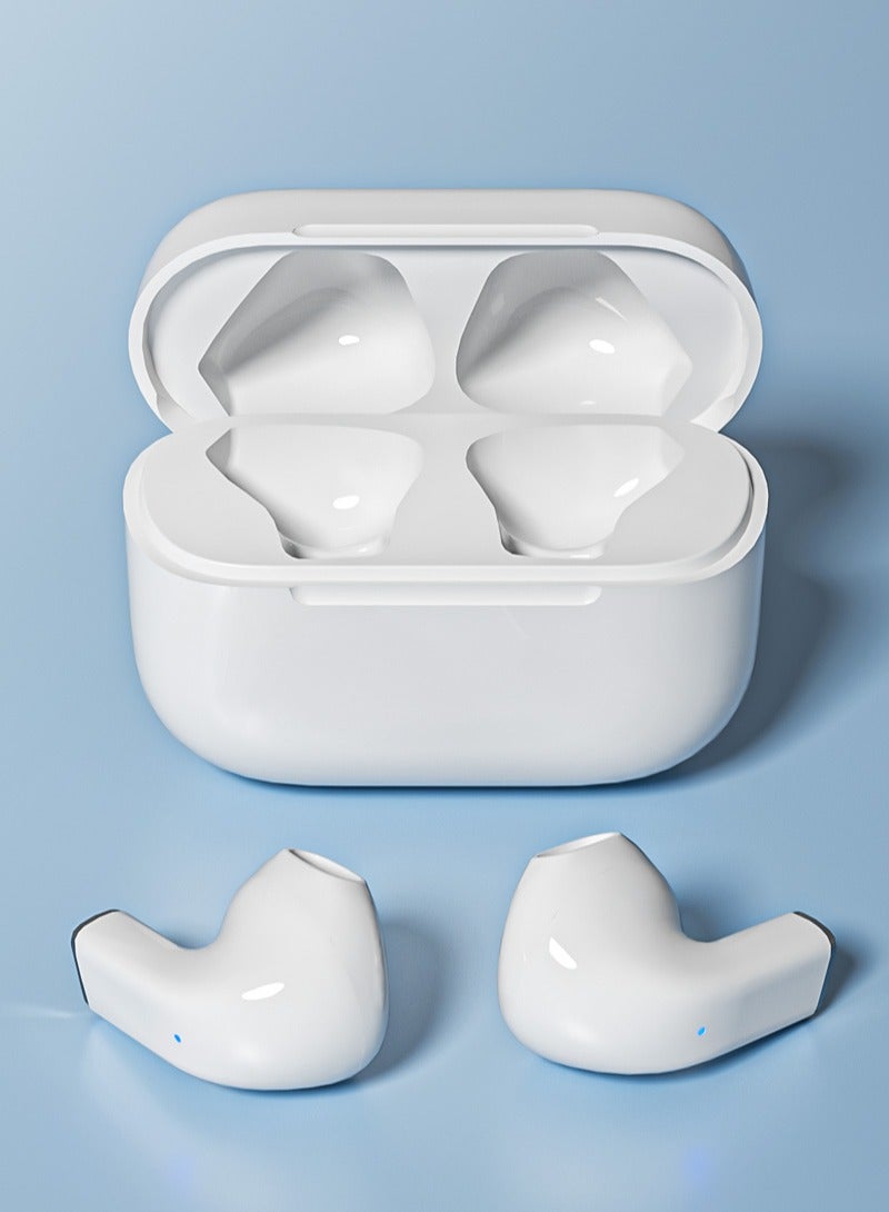 سماعات أذن لاسلكية صغيرة مع ميكروفون، علبة شحن مدمجة 150 مللي أمبير، خفيفة الوزن وسهلة الحمل، صوت عالي الدقة، لأجهزة أندرويد وآيفون - Image 2