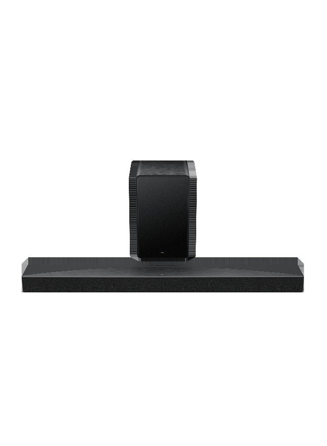 TCL 5.1 Channel Dolby Atmos & DTS:X Soundbar with Wireless Subwoofer, AI Sonic-Adaptation, Tutti Choral, RAY·DANZ Technology, Q65H Q65H black