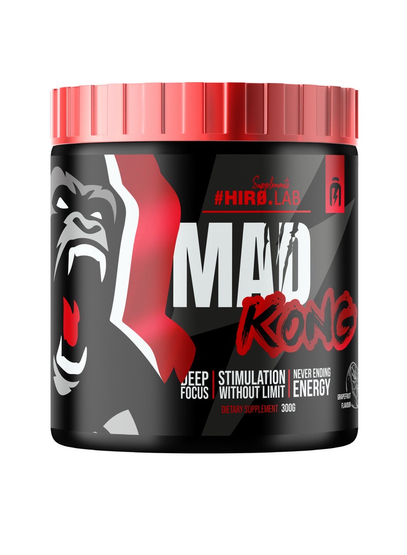 Hiro.Lab MAD KONG 300g Grapefruit Pre-Workout - Image 1