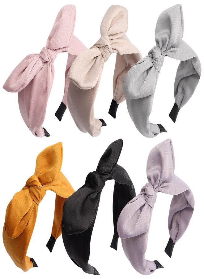Jaciya Bow Headbands for Women Non Slip Fashion Knotted Headband with Bow Girls Bunny Ears Head Band Hair Accessories Diademas Para Mujer De Moda - Image 1