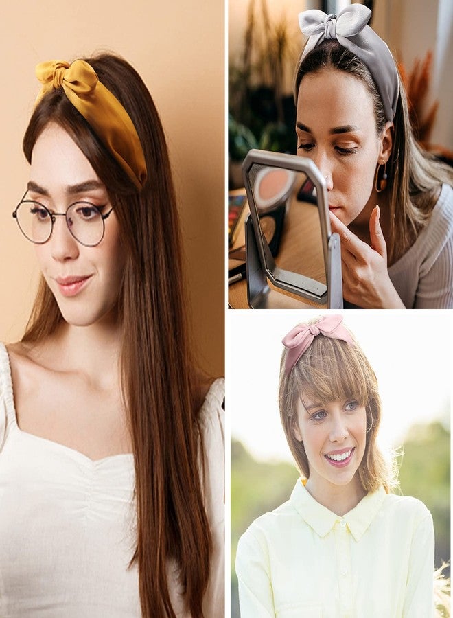 Jaciya Bow Headbands for Women Non Slip Fashion Knotted Headband with Bow Girls Bunny Ears Head Band Hair Accessories Diademas Para Mujer De Moda - Image 4