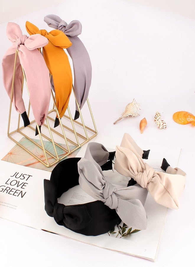 Jaciya Bow Headbands for Women Non Slip Fashion Knotted Headband with Bow Girls Bunny Ears Head Band Hair Accessories Diademas Para Mujer De Moda - Image 2
