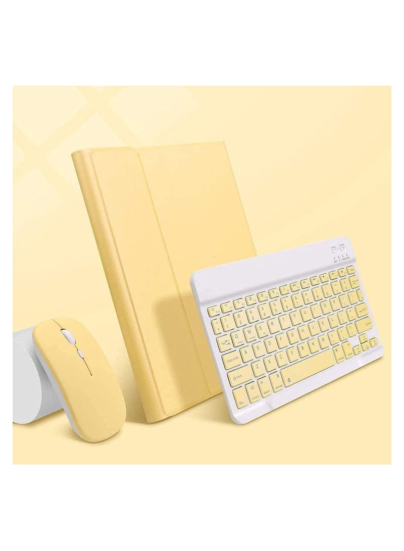 Bilingual Keyboard Case for iPad 10th Generation(2022,10.9 Inch)/ iPad 11th Generation(2025,11 inch), Detachable Wireless Keyboard Pencil Holder Slim Leather Smart Cover with Mouse - Image 2