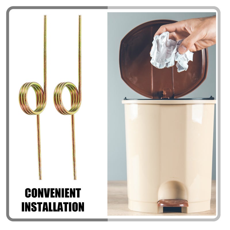 Spring Wire for Trash Can Lid, Durable Metal Replacement Ensuring Smooth Operation - Image 4
