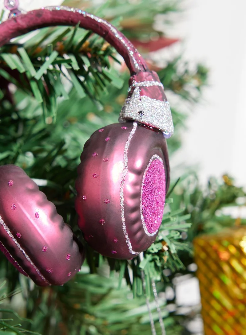 Ginger Ray Novelty Headphone Christmas Hanging Tree Decoration