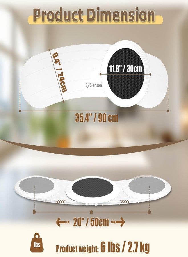 Sienson Slide Transfer Board with 360° Rotating Turntable,Sliding Board from Wheelchair to Bed/Car,360°Disc Make Transfers Easier,Heavy-Duty Sliding Board for Patient Senior, Reach More, Move Easier - Image 2