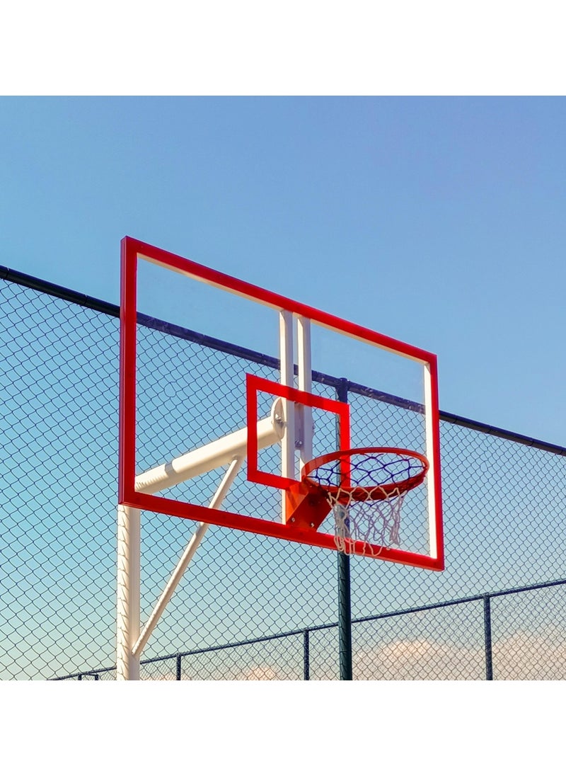 adelinspor - Basketball Backboard Set 105*180 12 mm Acrylic Glass Fixed - Image 1