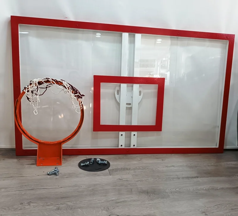 adelinspor Basketball Backboard Set 105*180 12 mm Acrylic Glass Fixed