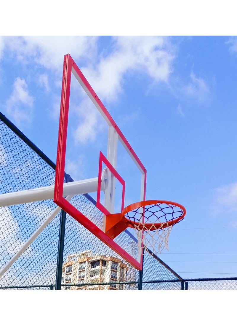 adelinspor - Basketball Backboard Set 105*180 12 mm Acrylic Glass Fixed - Image 1
