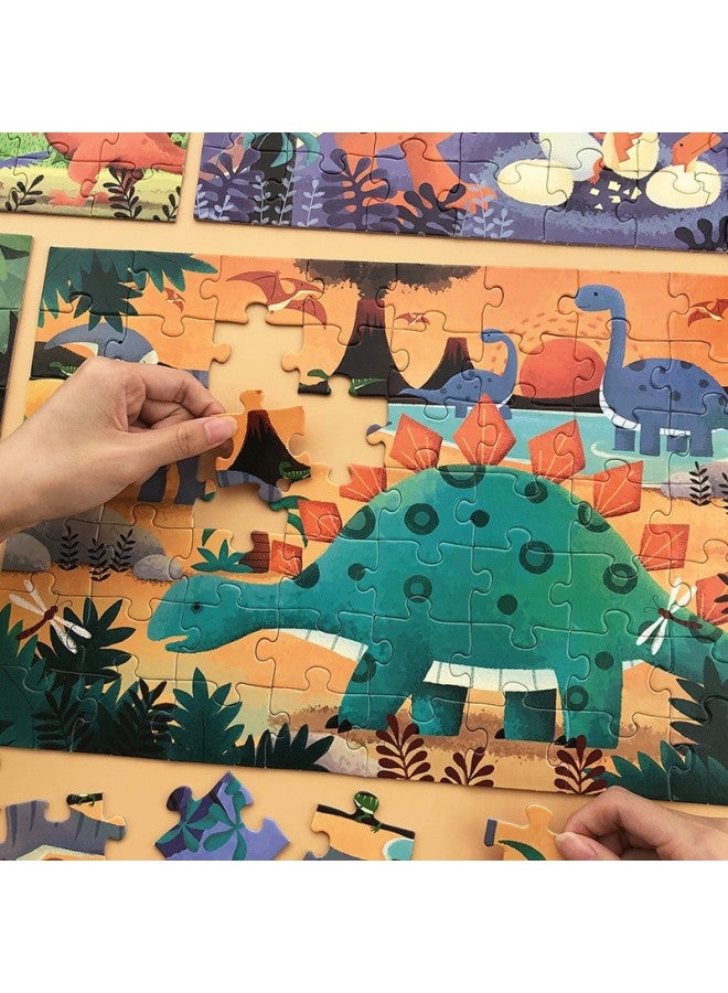 1-3-5 Years Old Baby Ladder Puzzle Early Education Puzzle Thinking Enlightenment Traffic Animal Cognitive Puzzle Puzzle Puzzle Toy-Color:5th Stage-Festival - Image 2