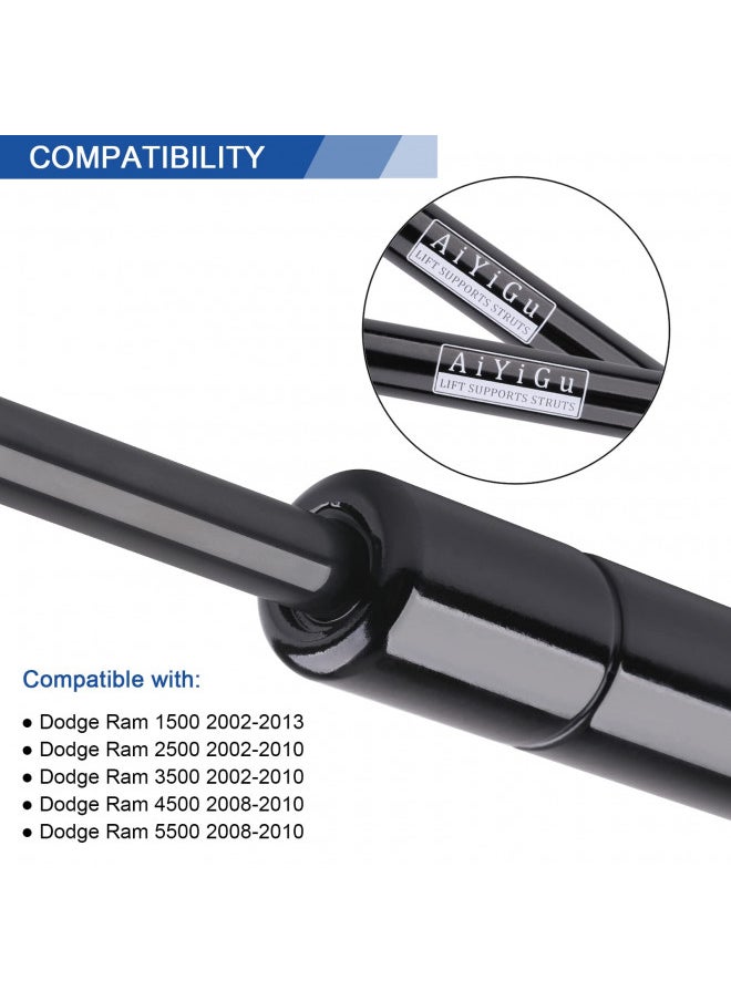 AiYiGu Front Hood Struts Shocks Lift Supports Gas Spring Compatible with 2002 2003 2004 2005 2006 2007 2008 2009 2010 Dodge Ram 1500/2500/3500/4500/5500 Pack of 2 PCS Replaces 55276321AA SG314036 4364  - Image 3