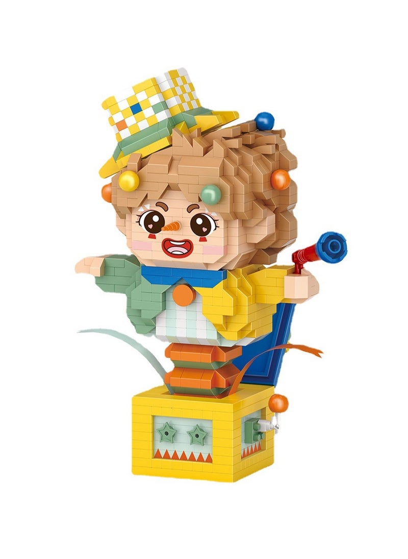940pcs Surprise Clown Model Set Building Blocks Creative Diy Simulation Collection Building Assembly Toys Children Gift  - Image 1