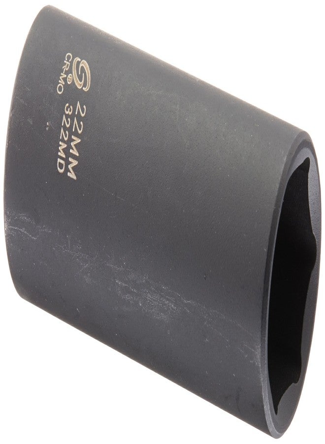 Sunex Tools Sunex 322md 3/8-Inch Drive 22-Mm Deep Impact Socket - Image 1