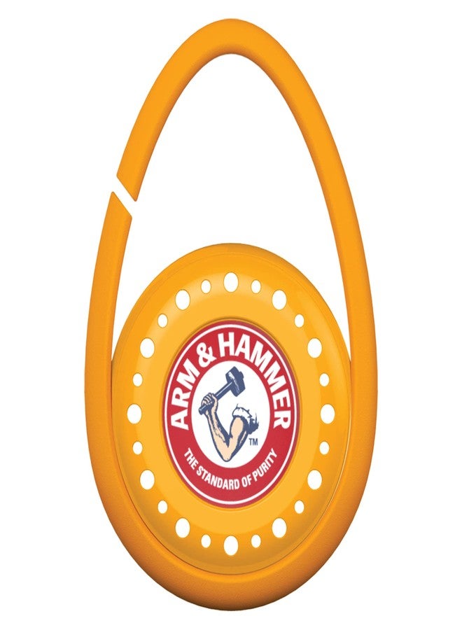Arm & Hammer OdorBusterz ClipMATE™, Clean Burst, 4 Count – Clip-On Odor Absorber with Baking Soda, Carabiner Clip for Gym Bags, Backpacks & Travel Gear - Image 2