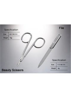 Three Seven (777) K-Beauty! World No. 1, Three Seven 777 Travel Manicure Pedicure Grooming Kit Set - Nail Clipper (Total 9 Pcs, Model: TS-970RC).. Made in Korea, Since 1975. (Red Case & Silver)  - Image 5