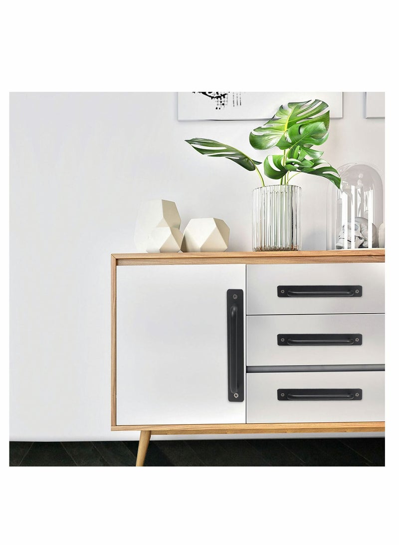 SYOSI 2Pack Door Handles Pull Push Barn Handle Heavy Duty Aluminium Alloy Safety Grab for Bar Toilet Cabinet Garage Shed Hardware Bathrooms Shower Decorative - Image 2