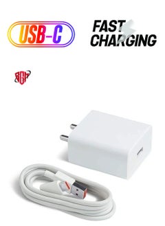 BGM S Ultra Fast Type-C Charger for Xiaomi Redmi Note 11 Charger Original Adapter Like Wall Charger | Mobile Charger | Qualcomm QC 3.0 Quick Charge Adaptive Fast Charging, Rapid, Dash, VOOC, AFC Charger W  - Image 1